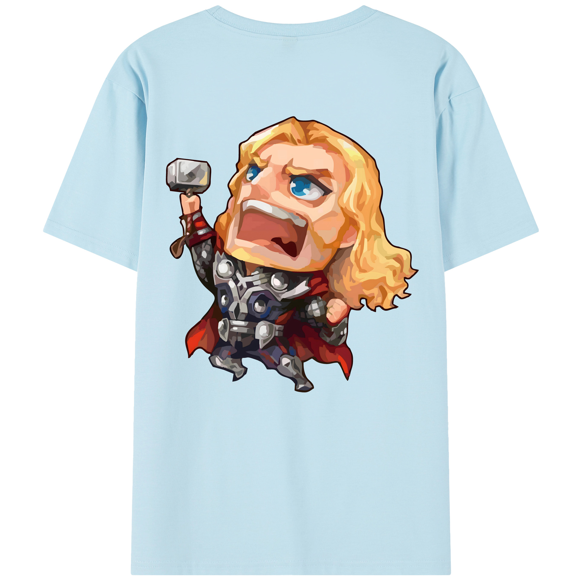 （画像用） アベンジャーズ The Avengers 綿100％半袖Tシャツ（背面プリント）